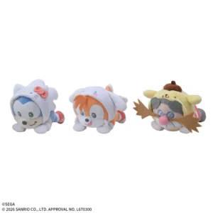 SONIC & FRIENDS×Sanrio characters 寝そべり ミニぬいぐるみVol.1