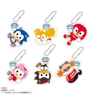 SONIC & FRIENDS UFOつままれ アクリルキーチェーン