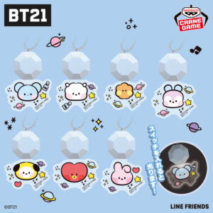 BT21 minini 光るストラップ