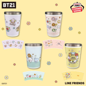 BT21 minini happy Flower ステンレスマルチタンブラー