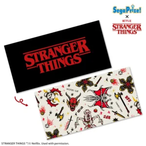 Netflixシリーズ 「ストレンジャー・シングス 未知の世界」 プラチナムザッカ リバーシブルバスタオル