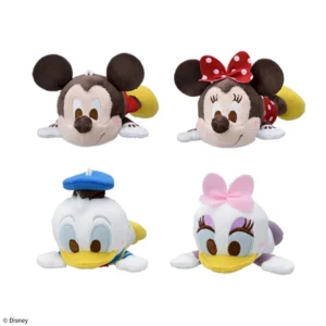 ミッキー&フレンズ 寝そべり 赤いほっぺ マスコット