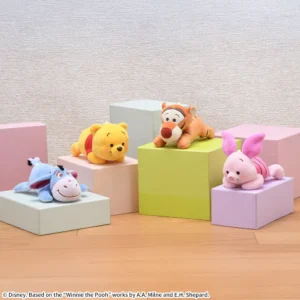 くまのプーさん 赤いほっぺ 寝そべり マスコット