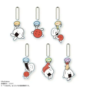 おにうめ UFOつままれ アクリルキーチェーン