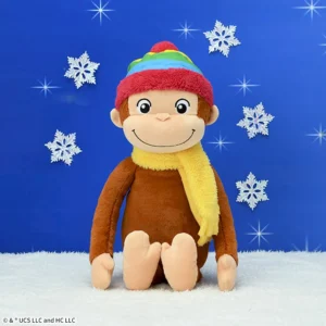 おさるのジョージ LLぬいぐるみ WINTER