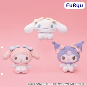 おめかしキラキラBIGぬいぐるみ～マイメロディ・クロミ・シナモロール～