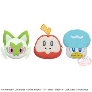 ポケットモンスター 大きい顔型ぬいぐるみポーチ～ニャオハ・ホゲータ・クワッス～