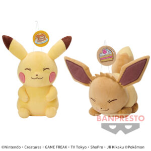 ポケットモンスター でっかいぬいぐるみ「Cafe Art」～ピカチュウ・イーブイ～