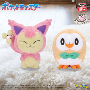 ポケットモンスター もふぐっと ほっこりいやされぬいぐるみ～エネコ・モクロー～