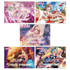 バンドリ！ ガールズバンドパーティ！ A2クリアポスター Pastel＊Palettes