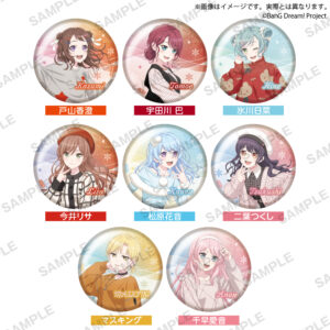 BanG Dream! ガールズバンドパーティ！ ビッグ缶バッジ2024 Winter ver.
