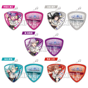 BanG Dream! ガールズバンドパーティ！ ピック型メタルチャーム Roselia