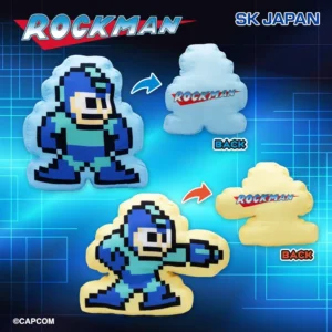 ロックマン ドット絵ダイカットクッション